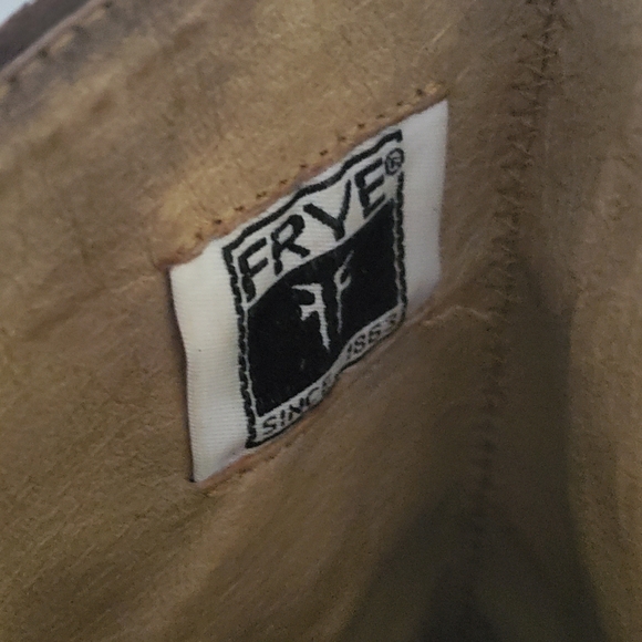 Frye Distressed Brown Leather Riding Boots Size 8.5 - Picture 6 of 6